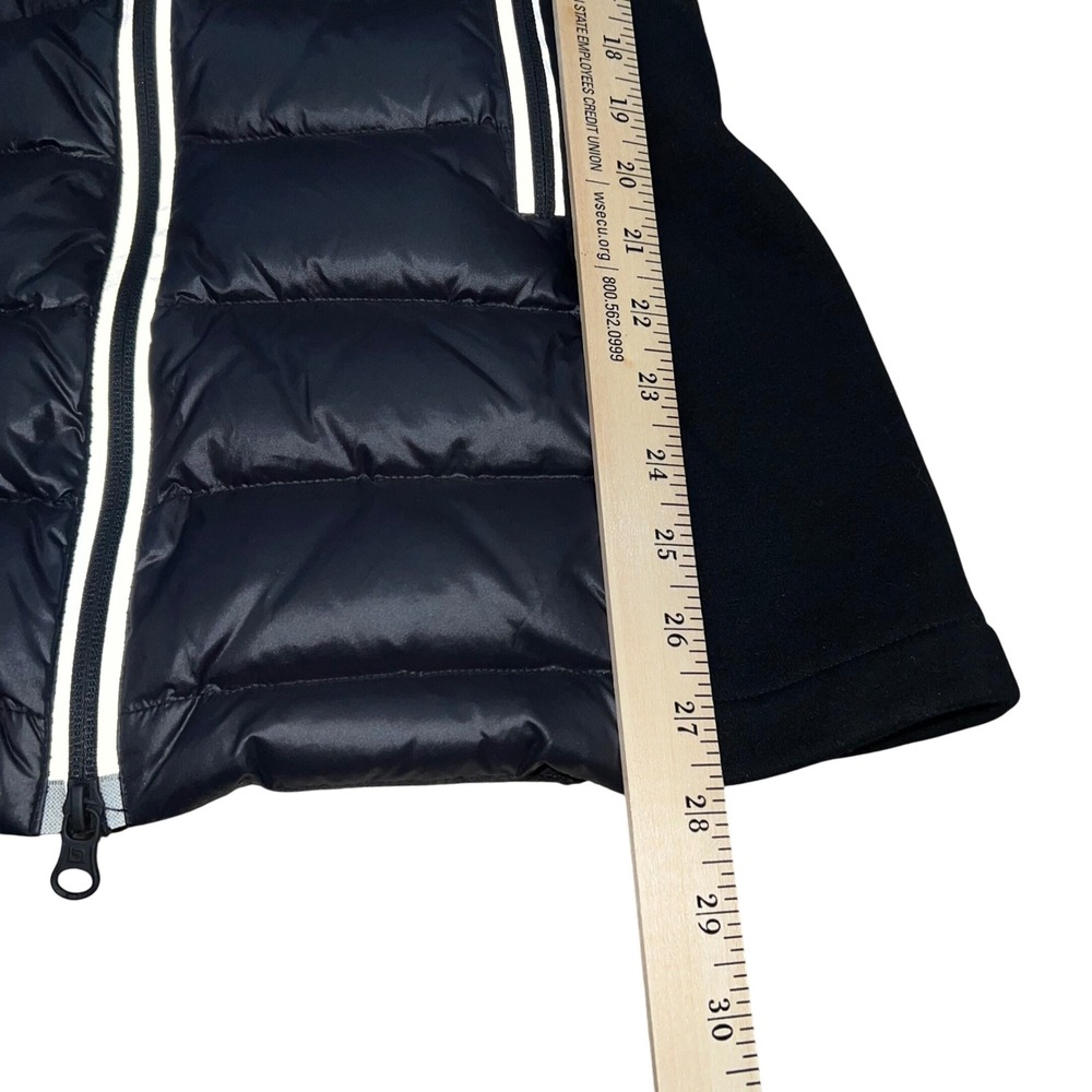 Blanc Noir Reflective Inset Down Filled Featherweight Hooded Parka Black‎ Small - Picture 6 of 9